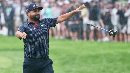 Spaun's 64-foot putt punctuates U.S. Open taken in Oakmont, Pa. (Top story). Photo by WARREN LITTLE / GETTY